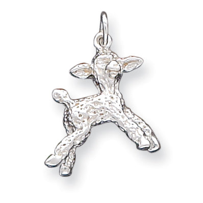 Sterling Silver Lamb Charm