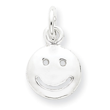 Sterling Silver Smiley Face Charm