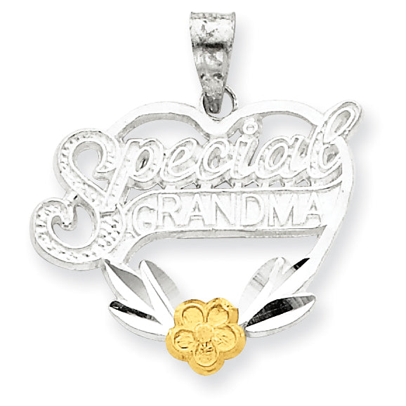 Sterling Silver Special Grandma Charm