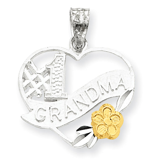 Sterling Silver #1 Grandma Charm