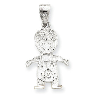 Sterling Silver It's A Boy Charm