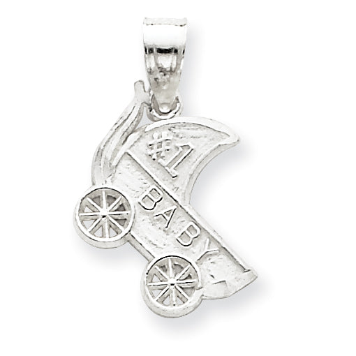Sterling Silver #1 Baby Charm