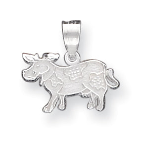 Sterling Silver Cow Charm