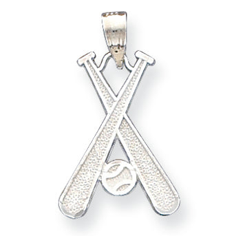 Sterling Silver Baseball Charm