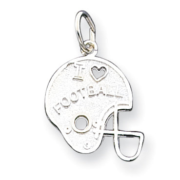Sterling Silver Football Helmet Charm