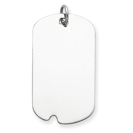 Sterling Silver Engraveable Dog Tag Disc Charm