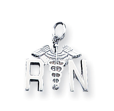 Sterling Silver Nurse Symbol Charm