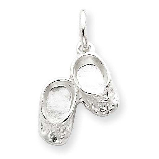 Sterling Silver Baby Shoes Charm