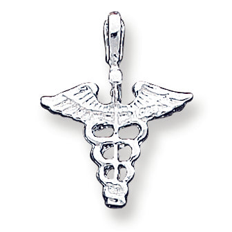 Sterling Silver Caduceus Charm