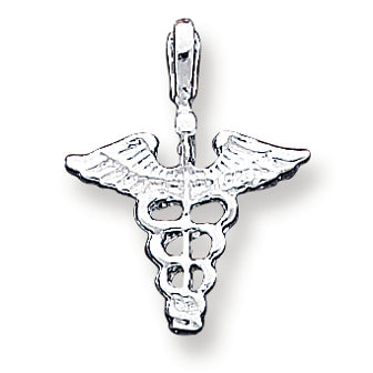Sterling Silver Caduceus Charm