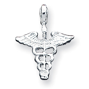 Sterling Silver Caduceus Charm