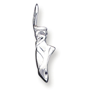 Sterling Silver Ballet Slipper Charm