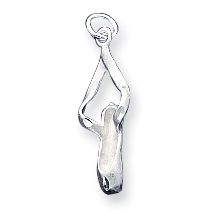 Sterling Silver Ballet Slipper Charm