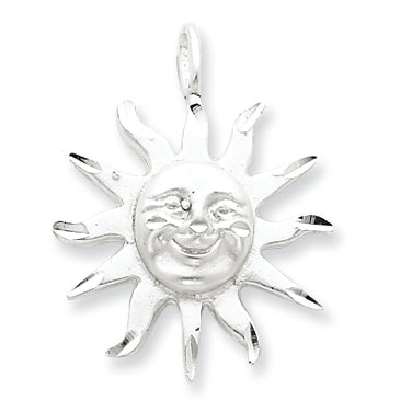 Sterling Silver Sun Pendant