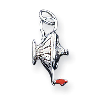 Sterling Silver Lamp of Knowledge Charm