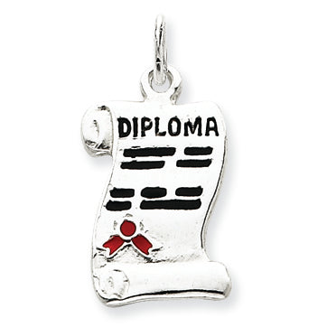 Sterling Silver Diploma Charm