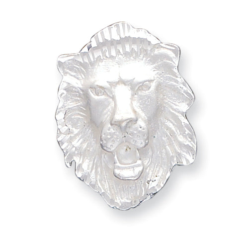Sterling Silver LION HEAD Charm