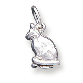 Sterling Silver Cat Charm
