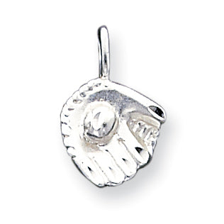 Sterling Silver Baseball Glove Charm