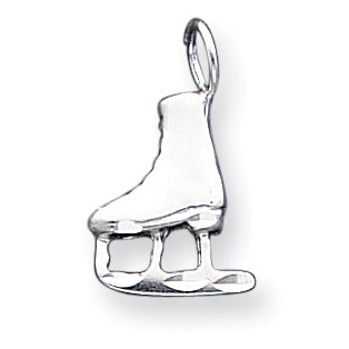 Sterling Silver Ice Skate Pendant