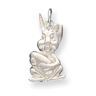 Sterling Silver Easter Bunny Charm