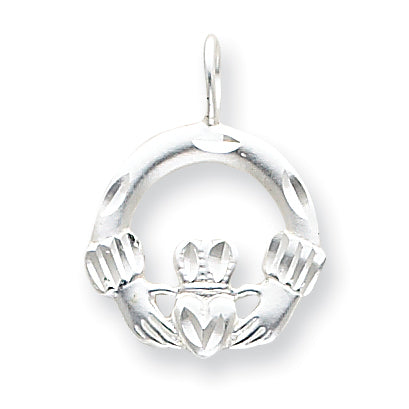 Sterling Silver Claddaugh Charm