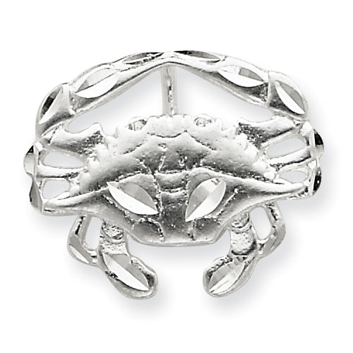 Sterling Silver Crab Slide Charm