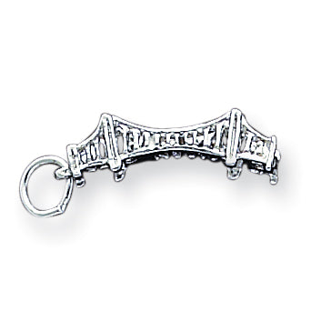 Sterling Silver Golden Gate Bridge Charm