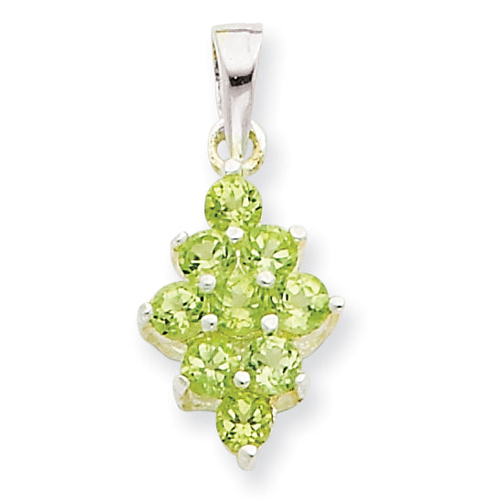 Sterling Silver Peridot Pendant