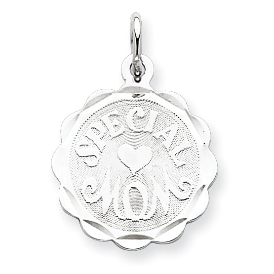 Sterling Silver Special Mom Disc Charm