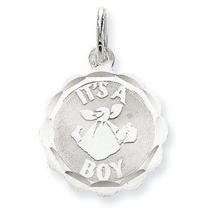 Sterling Silver Its a Boy Charm