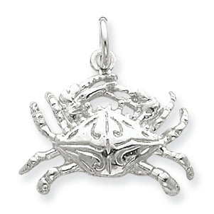 Sterling Silver Crab Charm