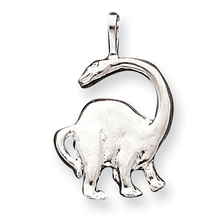 Sterling Silver Brontosaurus Pendant