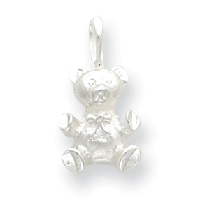 Sterling Silver Teddy Bear Charm