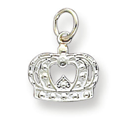 Sterling Silver Crown Charm