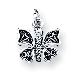 SS FiligreeButterflyCharm