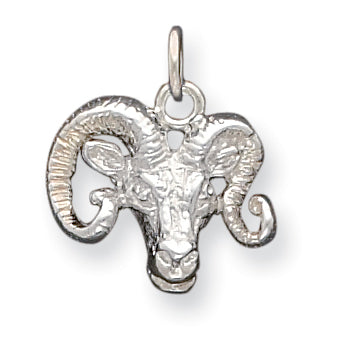 Sterling Silver Ram Charm