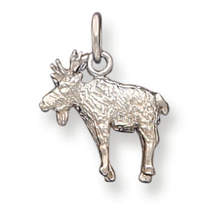 Sterling Silver Moose Charm