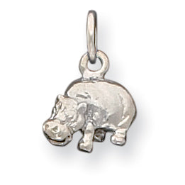 Sterling Silver Hippo Charm