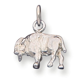 Sterling Silver Buffalo Charm