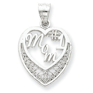 Sterling Silver #1 Mom Charm