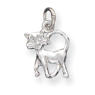 Sterling Silver Cat Charm