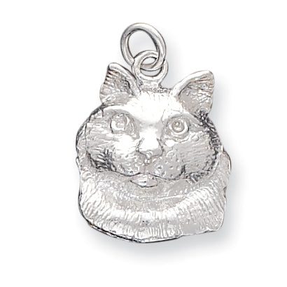 Sterling Silver Cat Charm