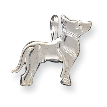 Sterling Silver Dog Charm