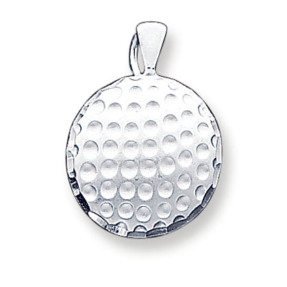 Sterling Silver Golf Ball Charm