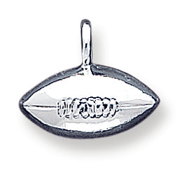 Sterling Silver Football Charm