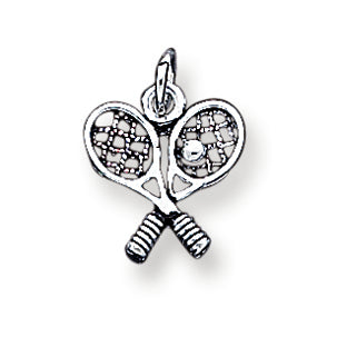 SS TennisFiligreeCharm