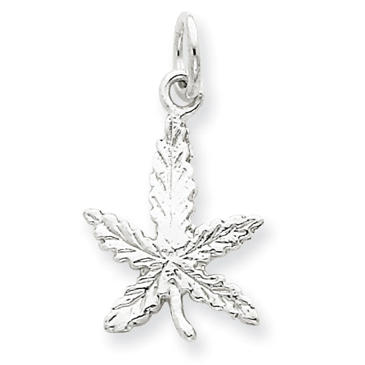 Sterling Silver Leaf Charm