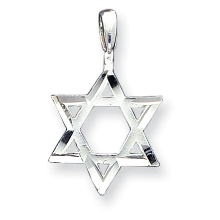 Sterling Silver Star of David Charm