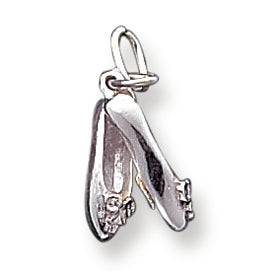 Sterling Silver Ballet Slippers Charm